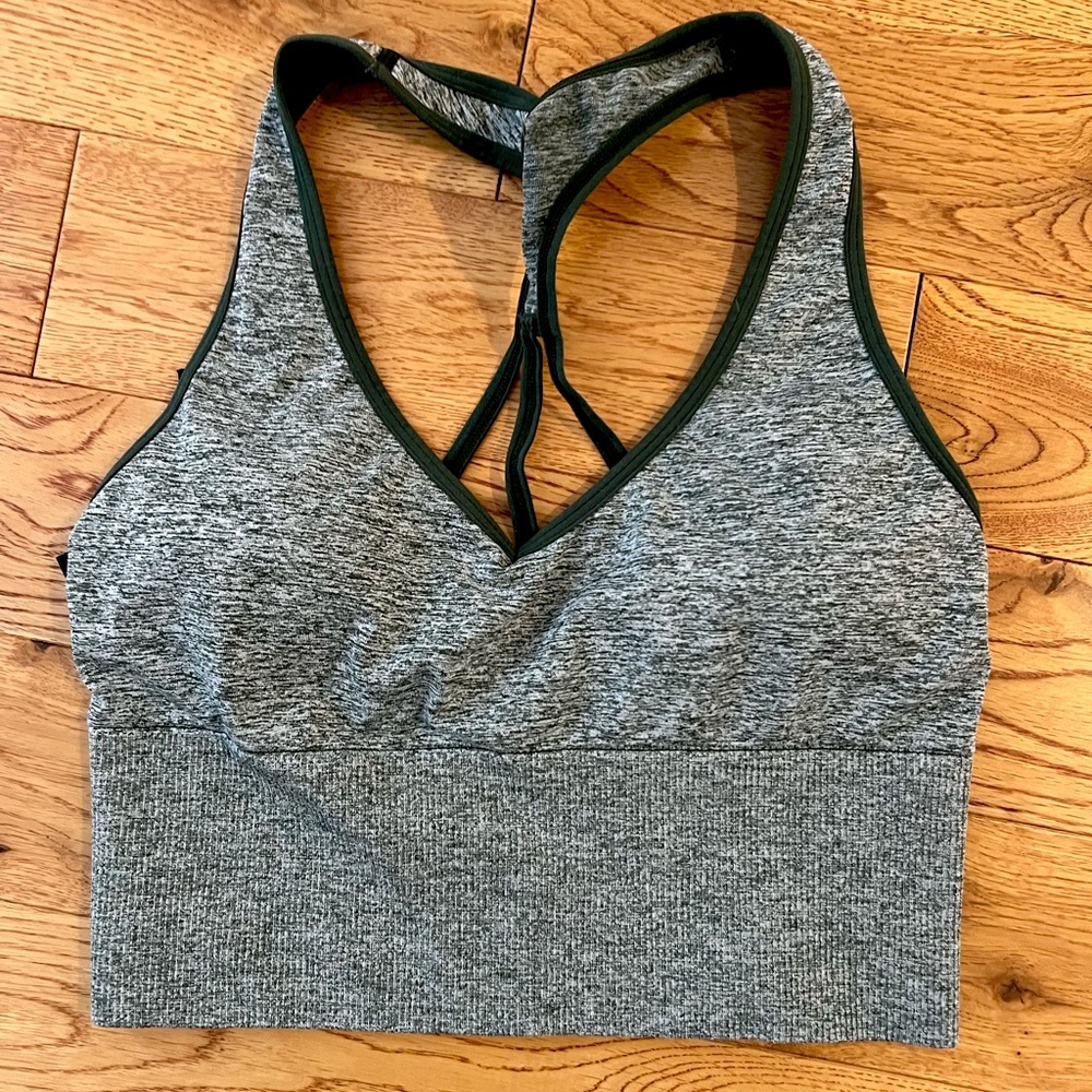 Women’s Victorias Secret Pink Green Sports Bra Size Small